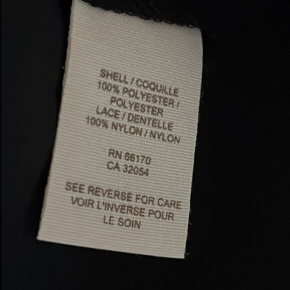 Free People Tea For Two Black Cocktail Lace Neck Mini Dress LG - Picture 7 of 8